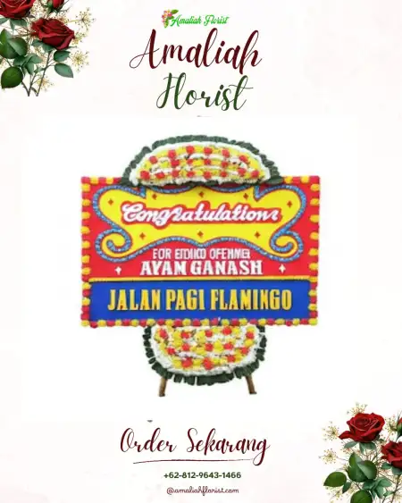 Sewa Papan Bunga Plandi